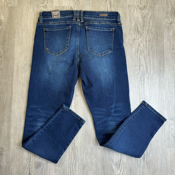 Kut From the Kloth Toothpick Skinny Jeans Women’s Size 10 Petite Dark Wash - Picture 4 of 11